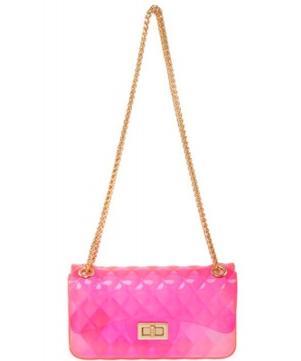 Quilted Jelly Mini Crossbody 7083 PINK